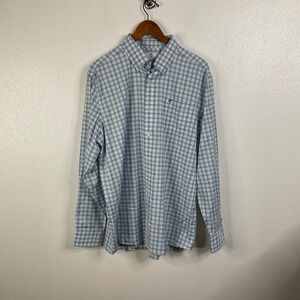 Southern Tide Intercoastal Plaid Button Down Long Sleeve Shirt Size Large